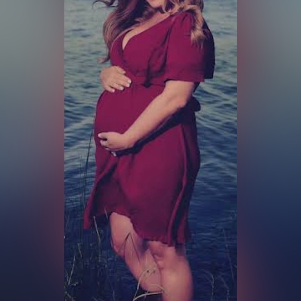 ASOS Red Maternity Dress